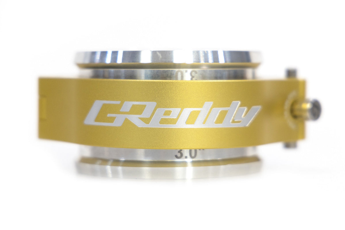 GReddy 3.5 Inch Gold Anodized Aluminum Boost Tube Clamp Set - 22420350