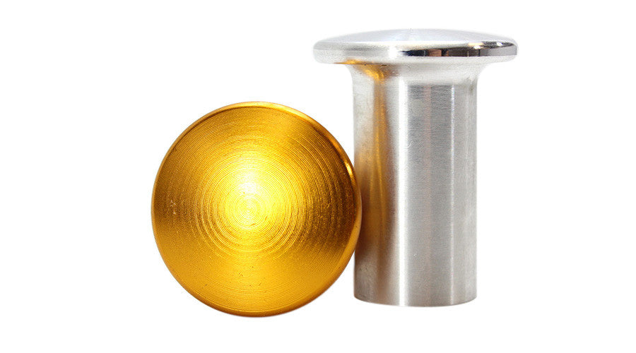 ISR Performance Drift Knob Button - Nissan 240sx - Silver - IS-DKB240-S