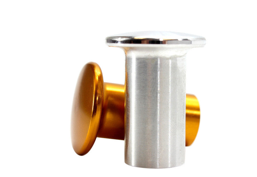 ISR Performance Drift Knob Button - Nissan 240sx - Silver - IS-DKB240-S