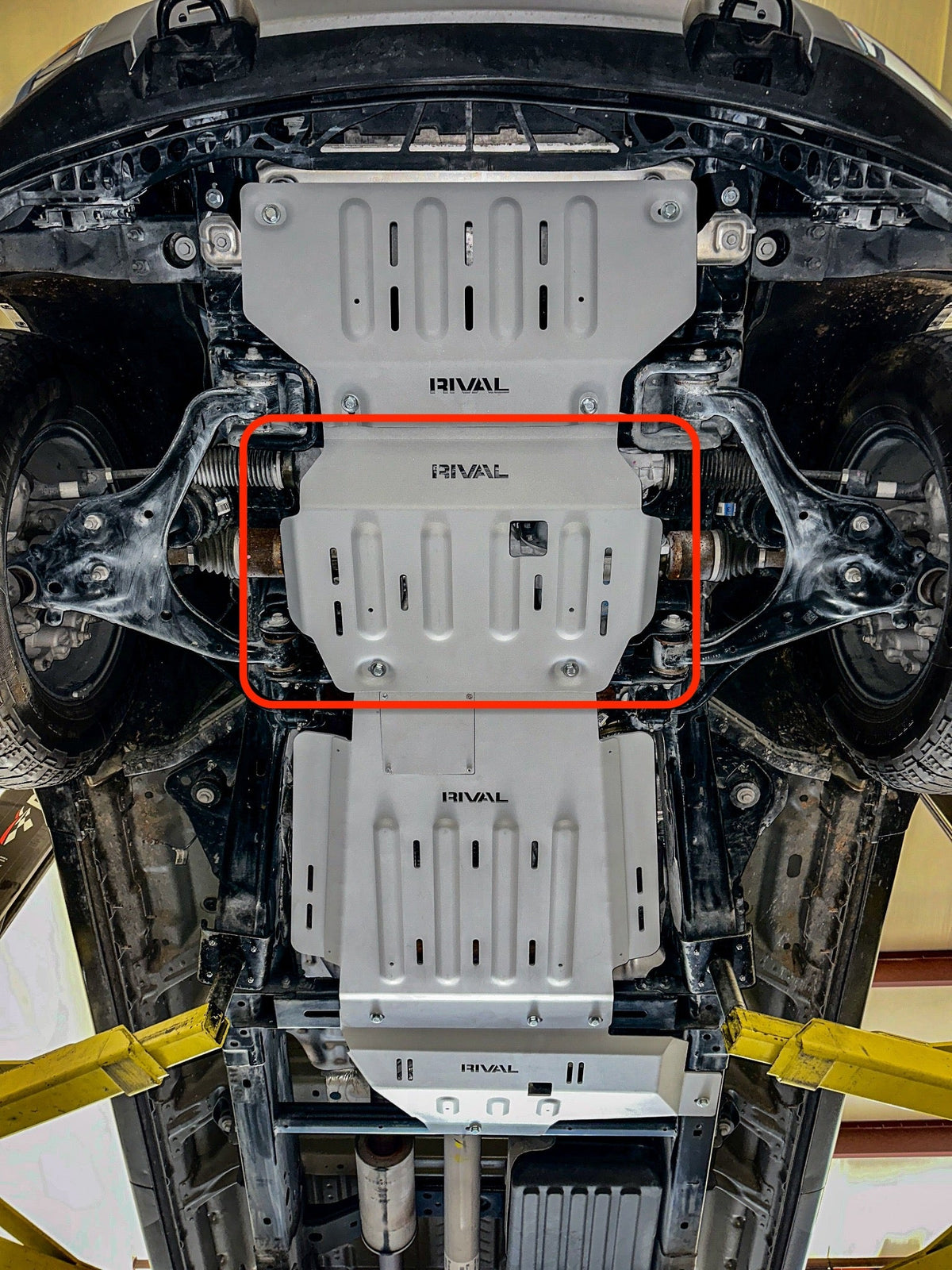 RIVAL 2015+ Ford F150 Ecoboost Aluminum Engine Skid Plate Except 2.7 - 2333.1856.2.6