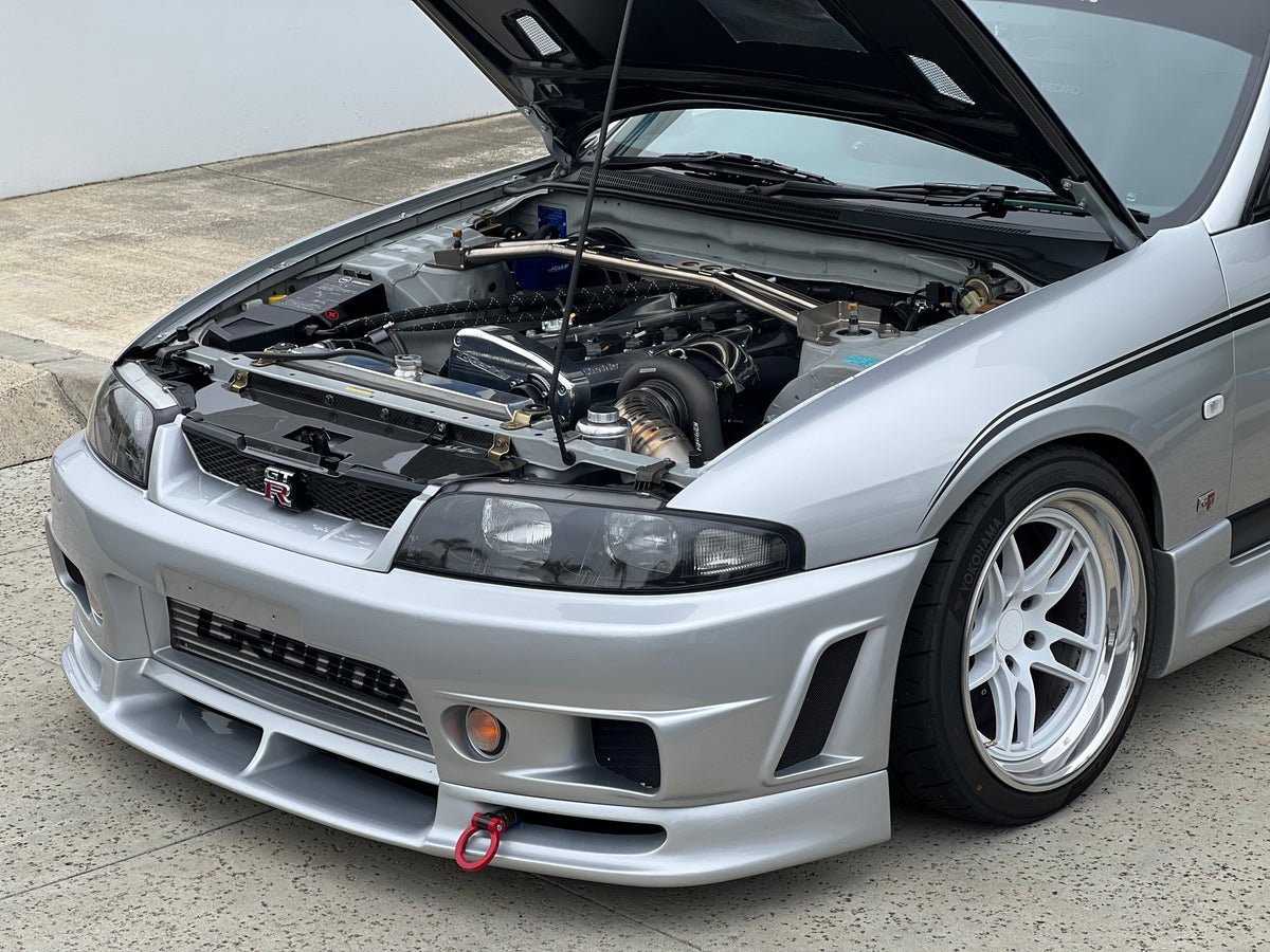 GReddy - Garage Active "SS Active" Titanium Front Tower Bar(s) - (R32/R33/R34) - 44883502