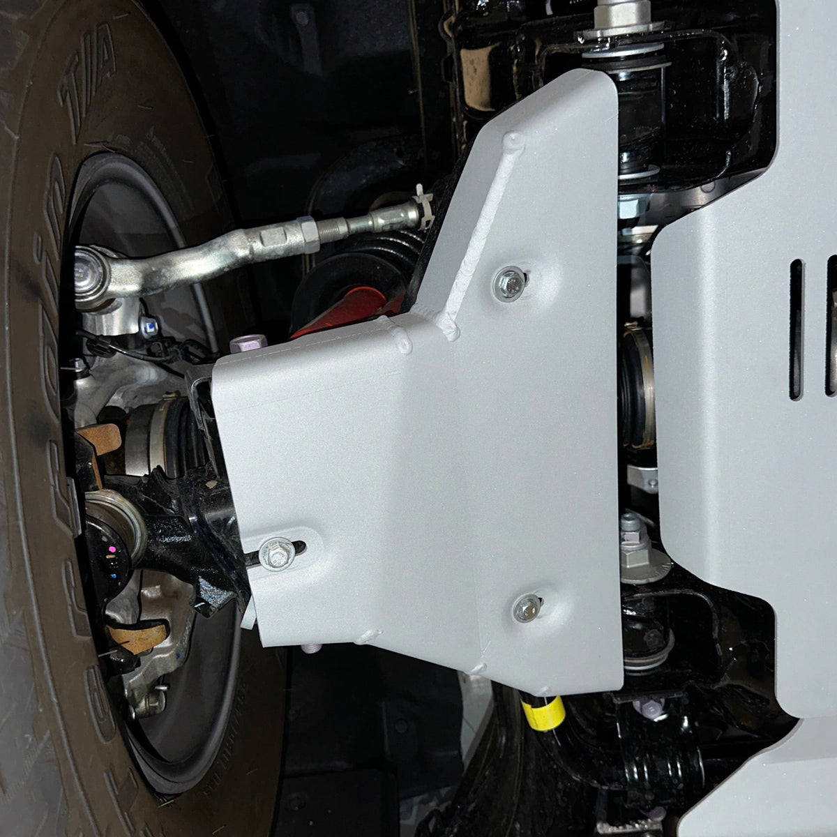 Rival 2024-Present Toyota Tacoma 4th Gen Aluminum Lower Controls Skid Plate - 2333.9573.1.6