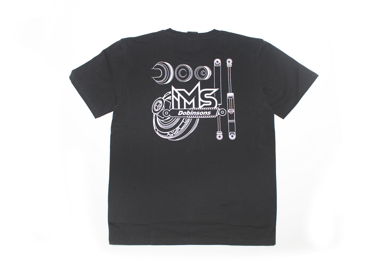 Dobinsons - IMS Charcoal T-shirt - PG00-2356 - Large - PG00-2356-L