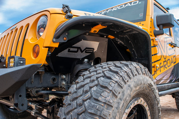 DV8 Offroad - Inner Fender; Front; Black Finish - INFEND-01FB