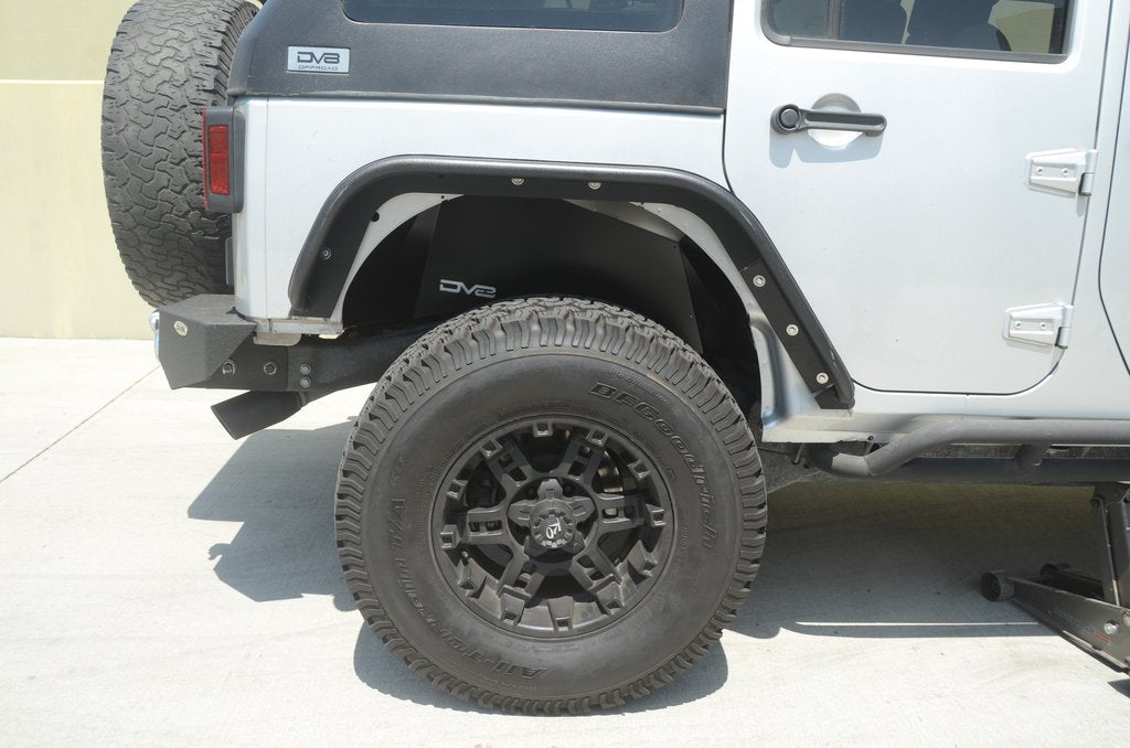 DV8 Offroad - Inner Fender; Rear; Black Finish - INFEND-01RB