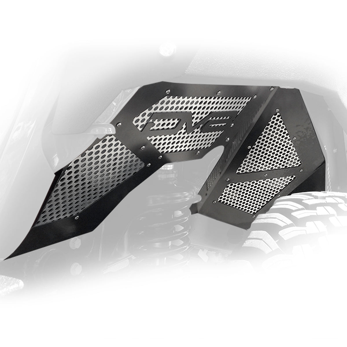 DV8 Offroad - Inner Fender; Black; Front - INFEND-03FB