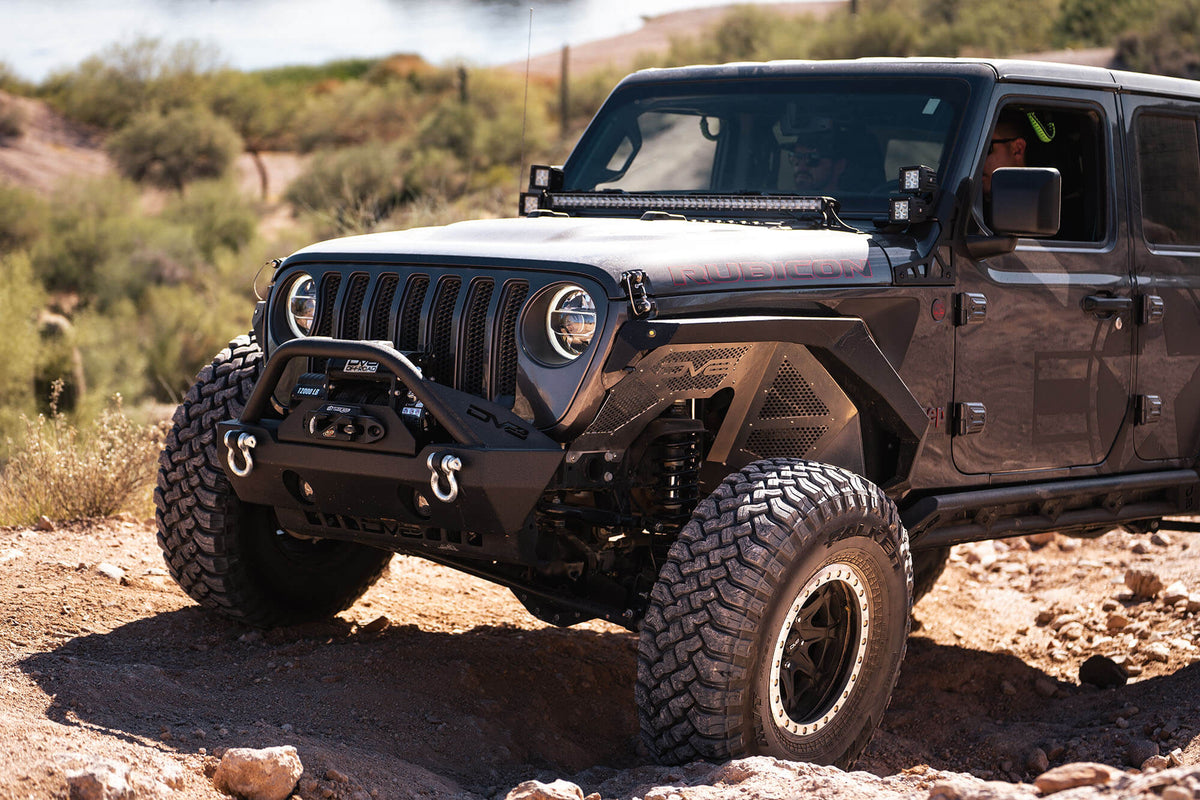 DV8 Offroad - Inner Fender; Black; Front - INFEND-03FB