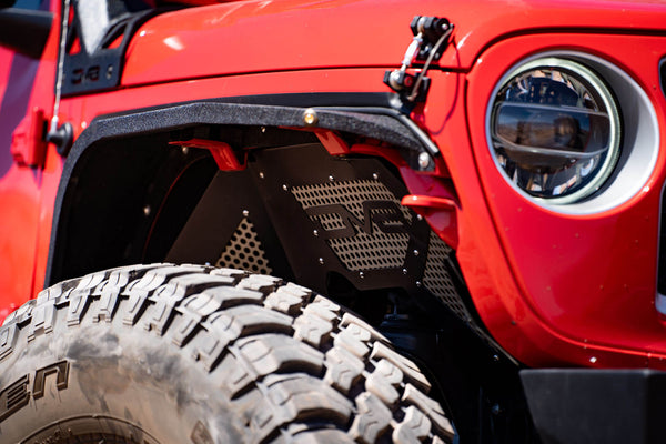 DV8 Offroad - Inner Fender; Black; Front - INFEND-03FB