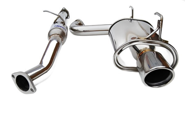 Invidia 00+ S2000 Q300 Rolled Stainless Steel Single Tip Cat-back Exhaust - HS00HS1GS3 for 2000-2009 Honda S2000
