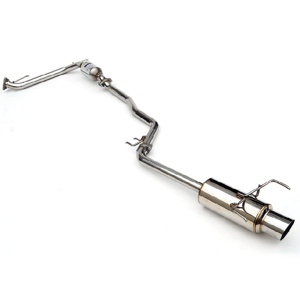 Invidia 06-08 Honda Fit 50mm (101mm tip) Cat-back Exhaust - HS06HF1GTP for 2007-2010 Honda Fit - front view