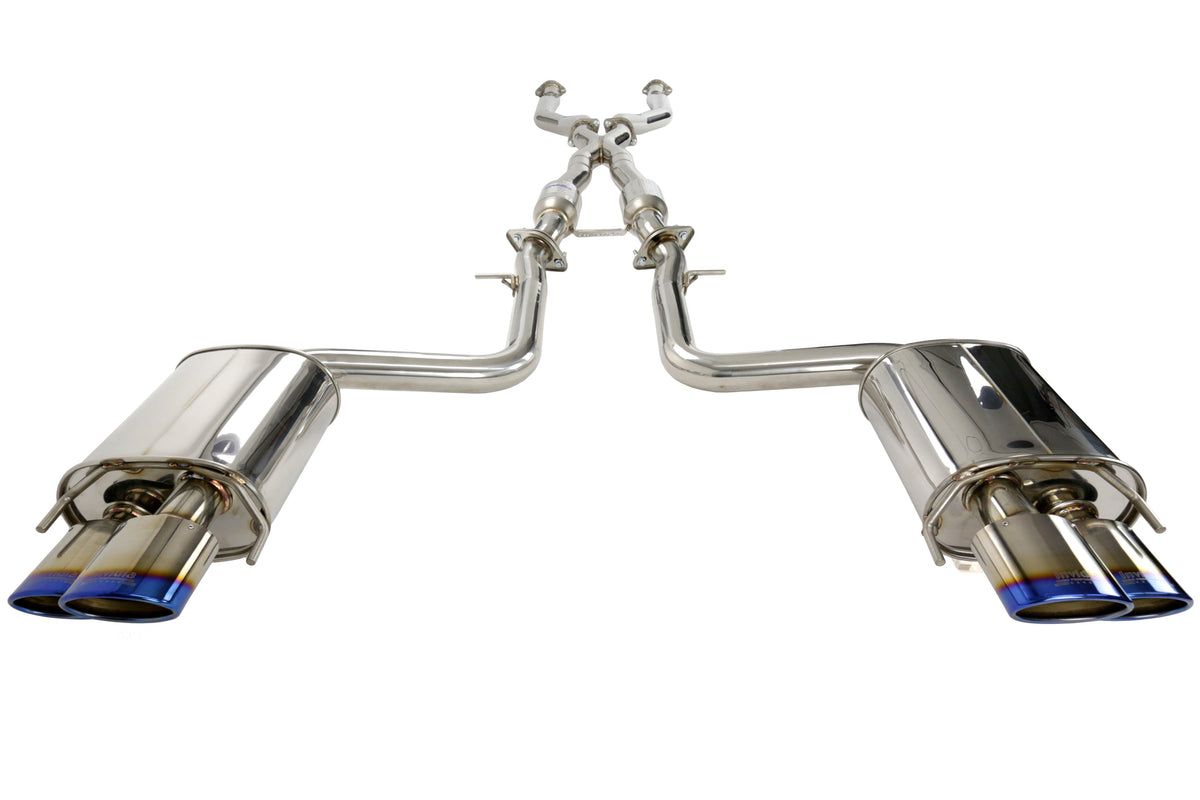 Invidia 14+ Lexus RCF Q300H w/ Rolled Titanium Tips Cat-Back Exhaust - HS14LRF3TH