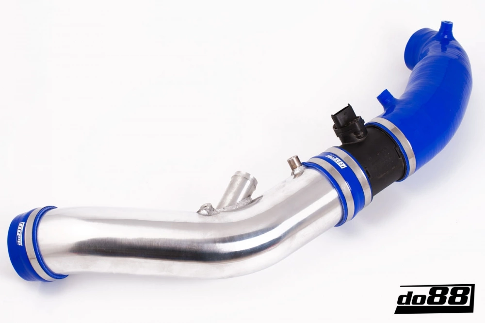 do88 - SAAB 9-3 2.8T V6 06-11 Inlet pipe with Blue hoses - IR-100B