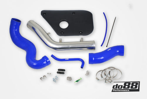 do88 - Volvo S60 V60 V70 T6 Inlet pipe, Black hoses, Plastic cover - IR-120-PE-R