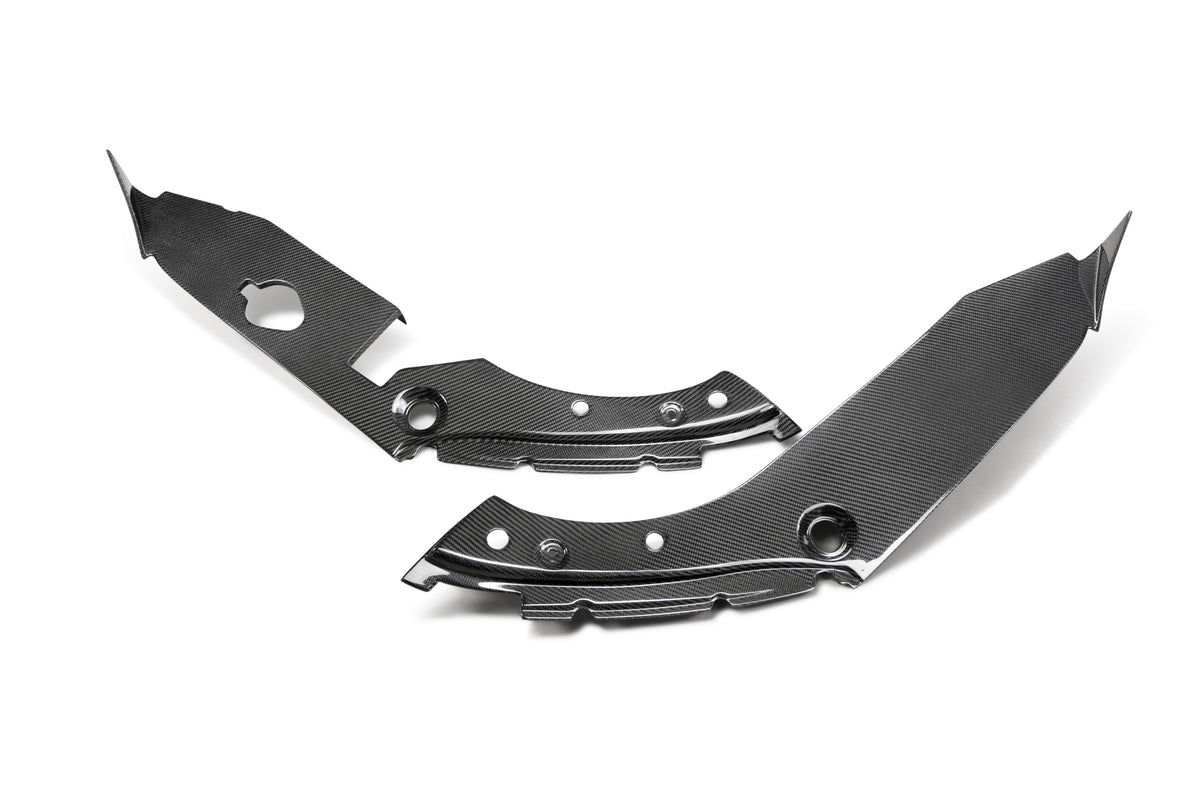 Seibon 17+ Honda Civic Type R Carbon Fiber Under Hood Inner Wing Trims - IWT17HDCVR