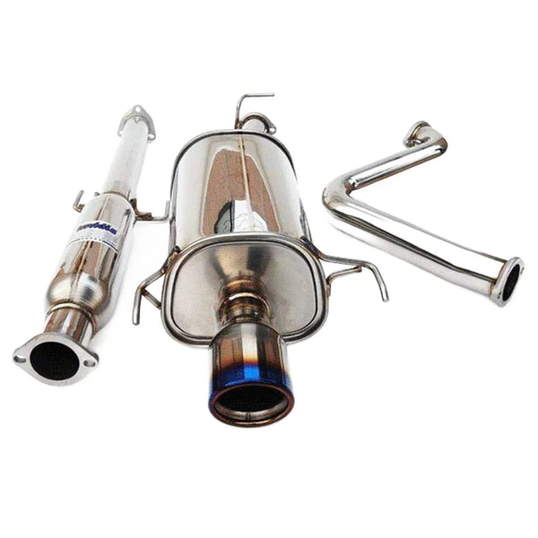 Invidia 97-01 Prelude Q300 Titanium Rolled Tip Cat-back Exhaust **Fits BASE Model ONLY** - HS97HP1GNT by Invidia