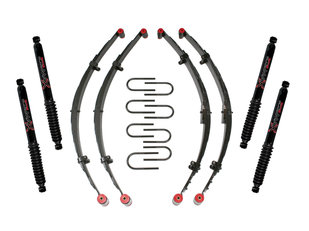 Skyjacker 4" KIT,76-86 CJ W/4 BLK MAX - J41BKB