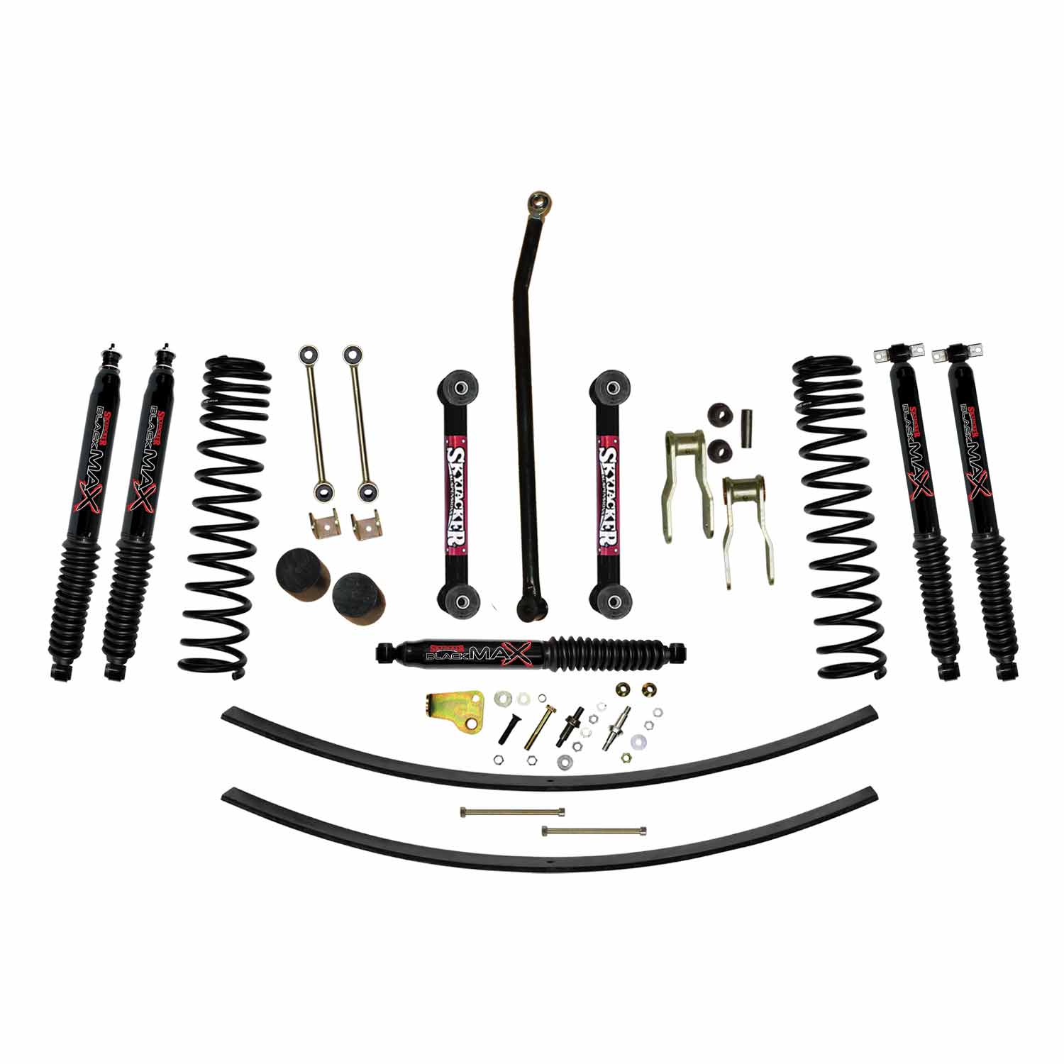 Skyjacker 84-01 Jeep Cherokee (XJ) 4.5in. Dual Rate Long Travel Suspension Lift Kit w/ B-M Shock - JC451KBLT