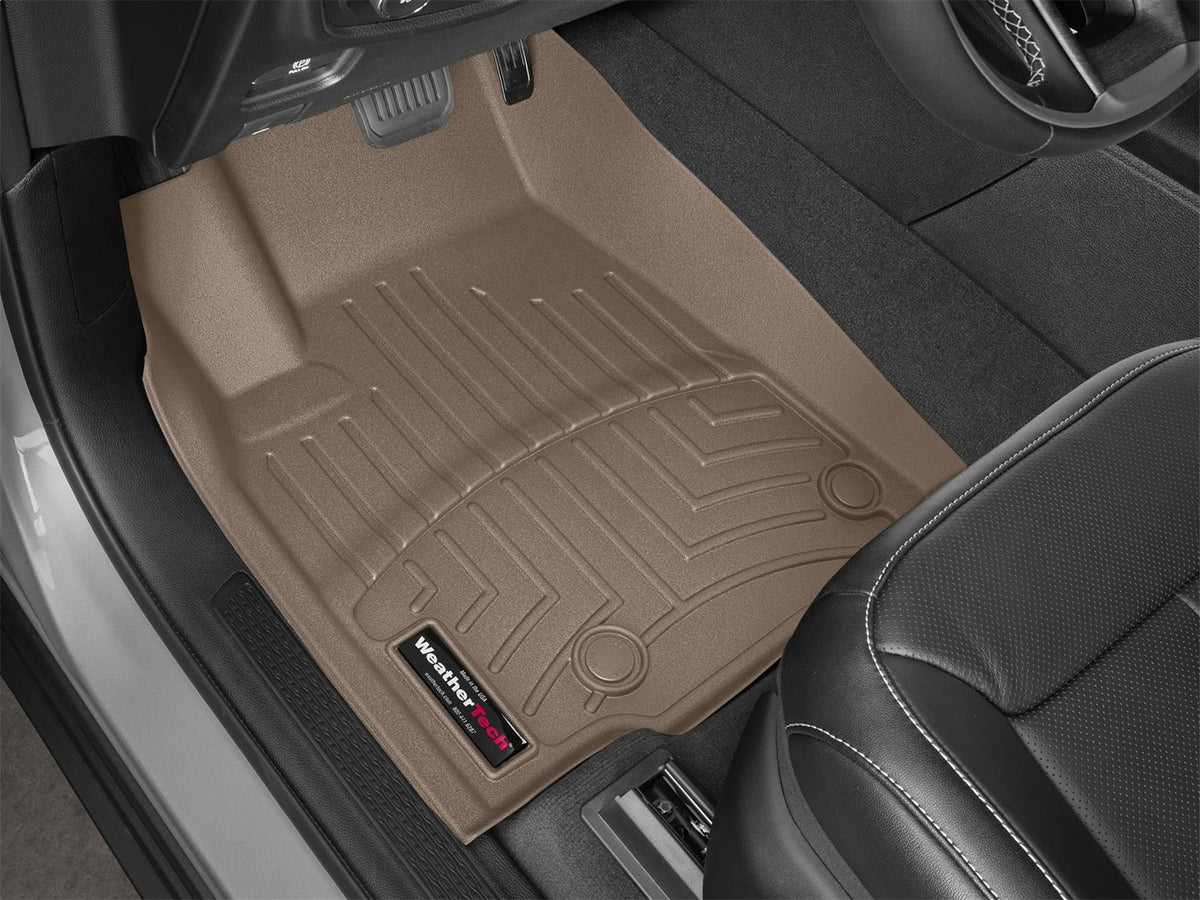 Weathertech - FloorLiner™ DigitalFit® Tan Front, Rear & Third Row Set 21-24 Jeep Grand-Cherokee-L - 451696-1-2-3IM