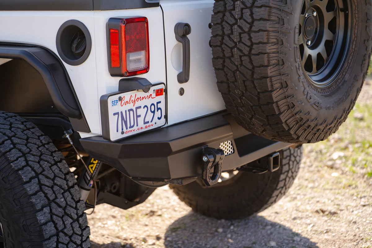 DV8 Offroad - 2007-2018 Jeep Wrangler JK | MTO Series Rear Bumper - RBJK-13