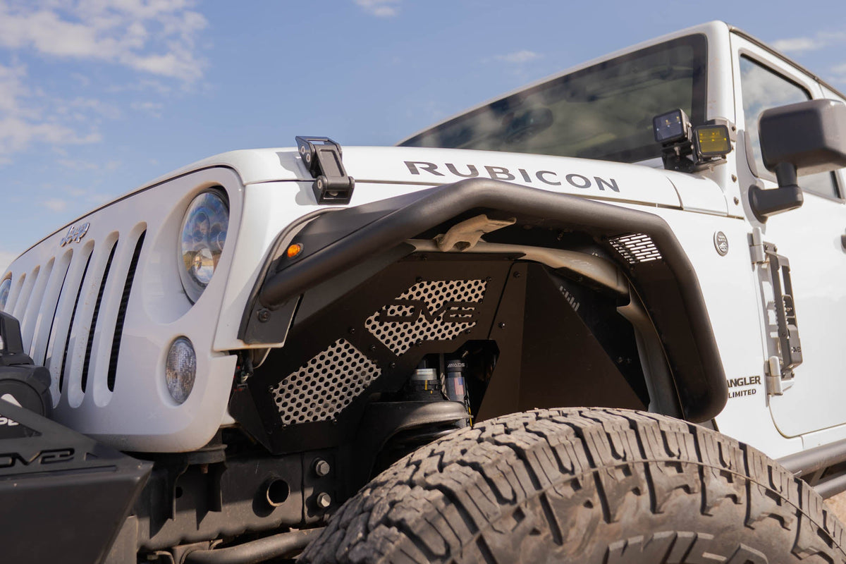DV8 Offroad - 2007-2018 Jeep Wrangler JK Front Inner Fenders - INFEND-10FB