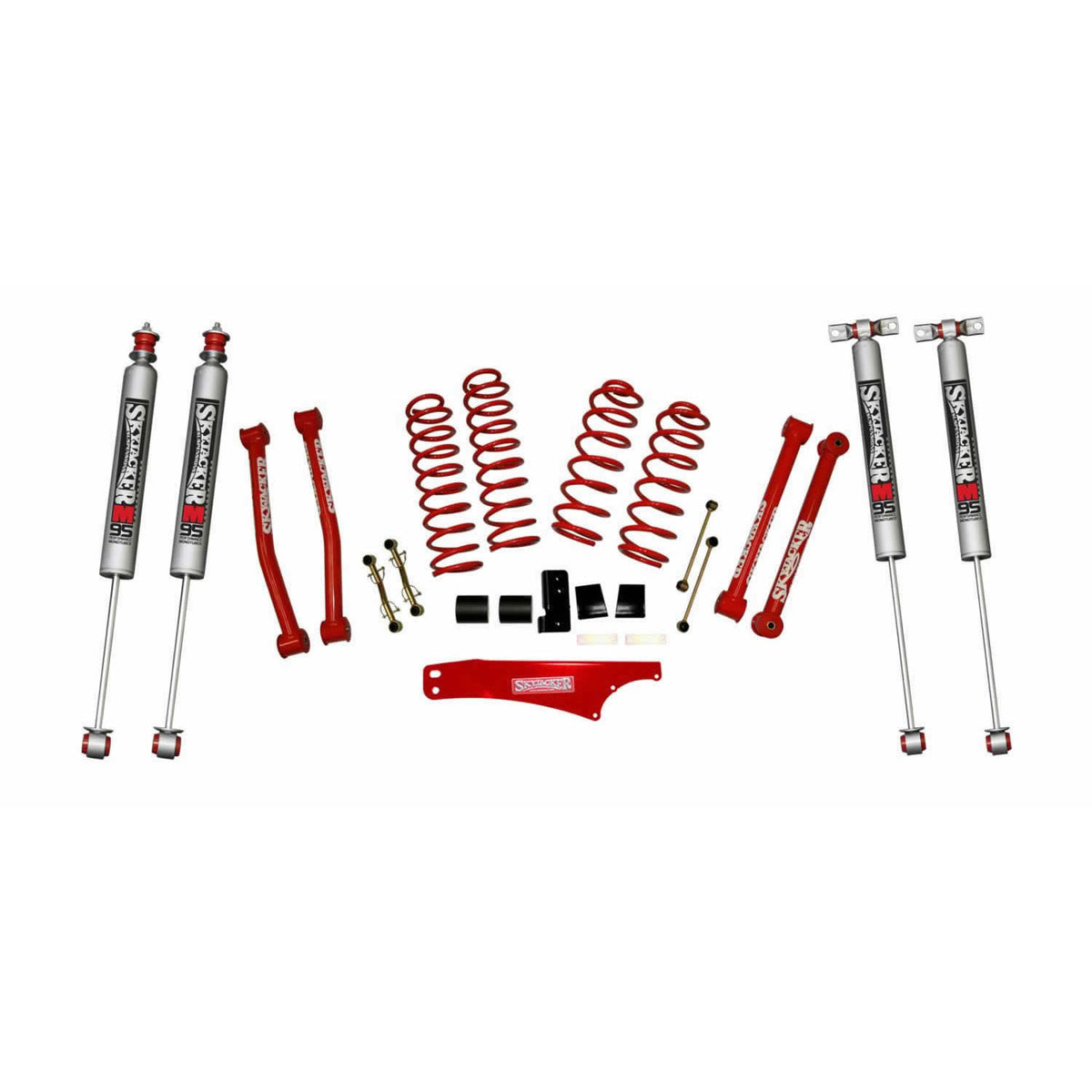 Skyjacker 2.5-3.5"KT,07>JK RED, M95 - JK2501KCR-M