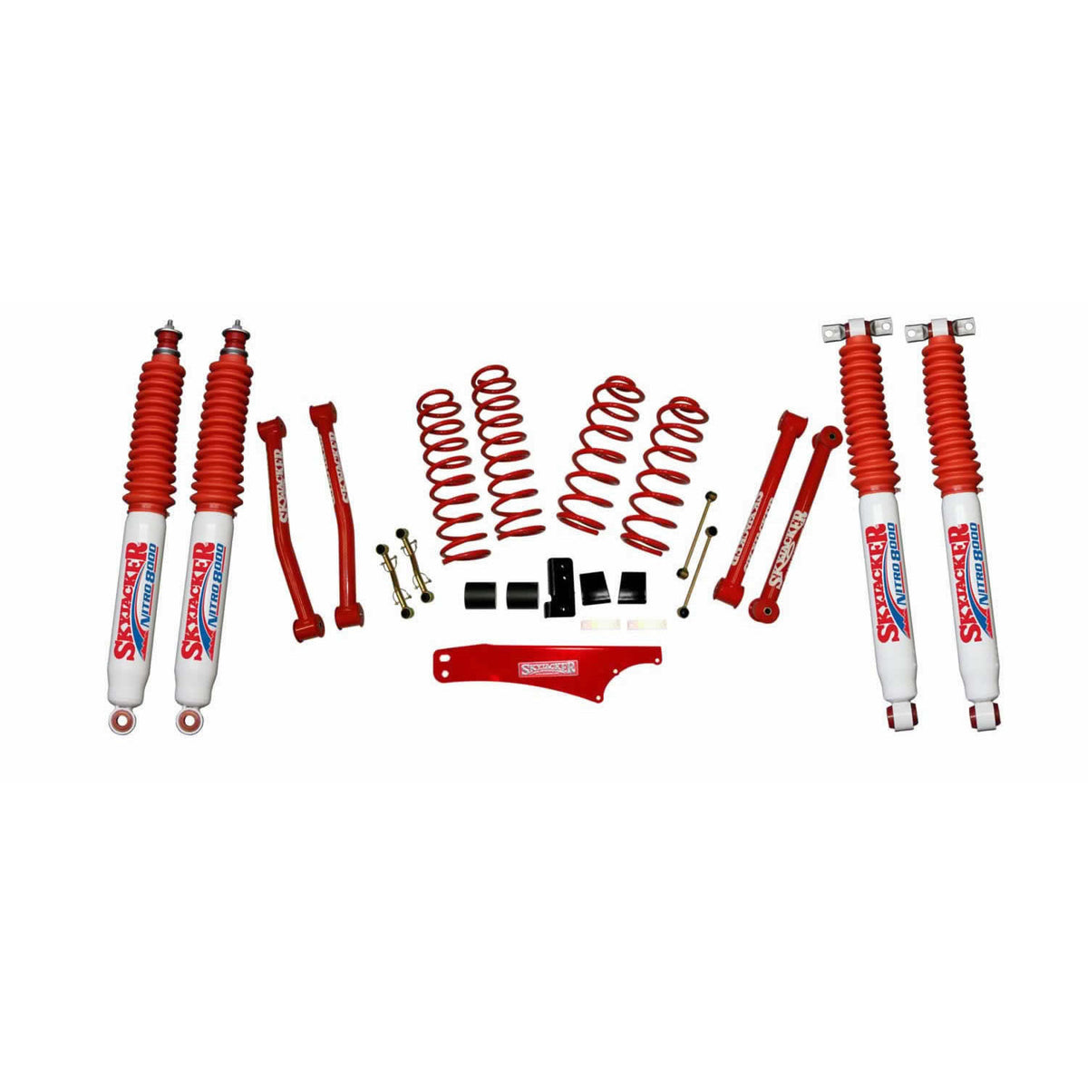 Skyjacker 2.5-3.5"KT,07>JK RED,NITROS - JK2501KCR-N