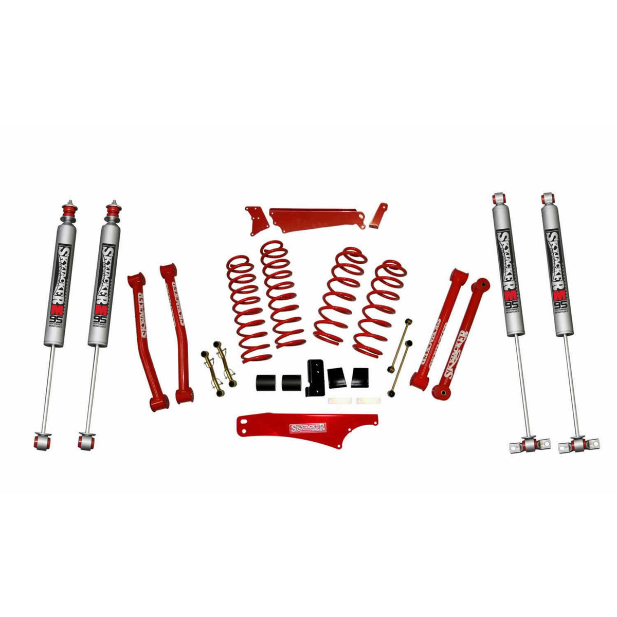 Skyjacker 4"KIT,07-09JK RED W/ M95 - JK401KCR-M