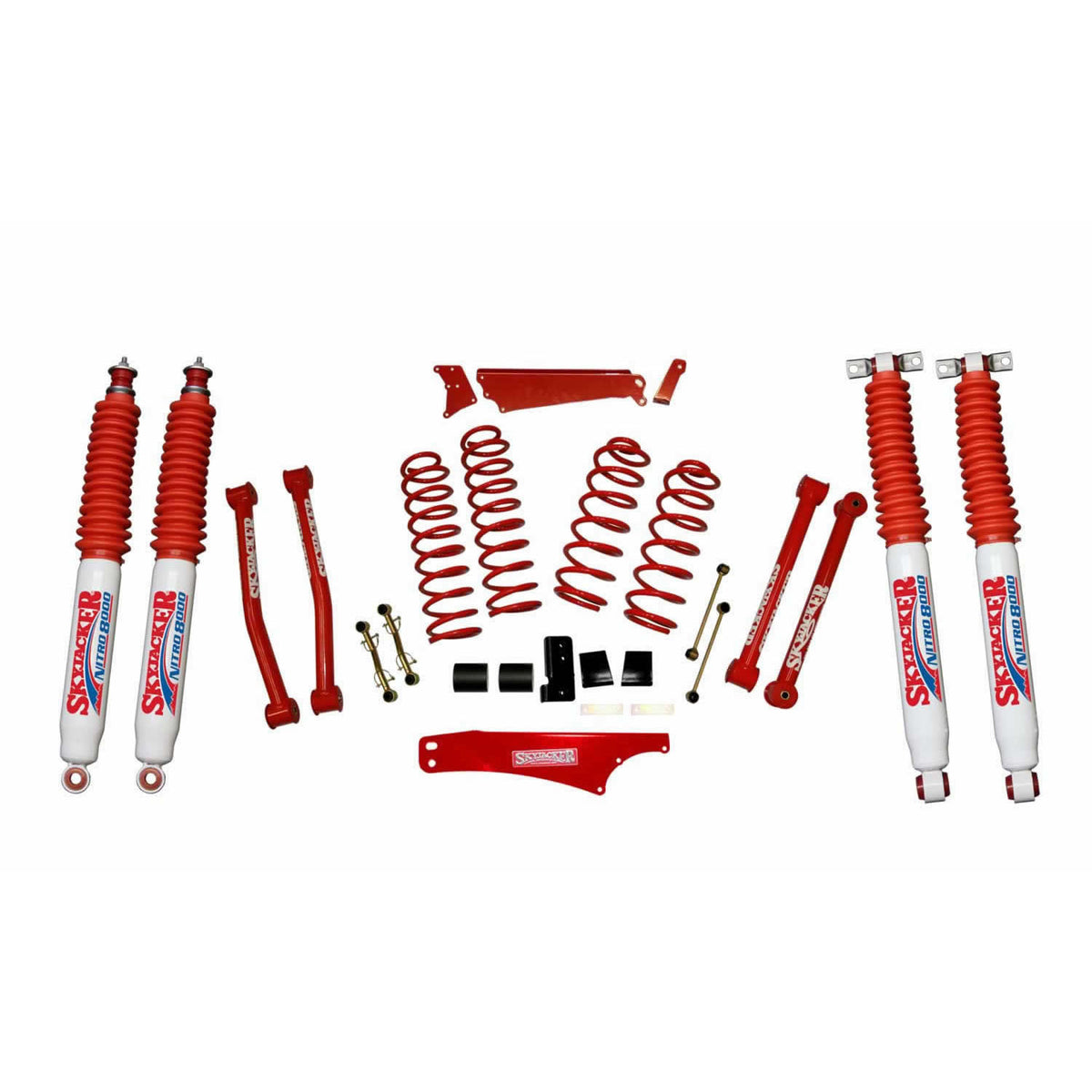 Skyjacker 4"LIT,07-09JK RED W/NITROS - JK401KCR-N