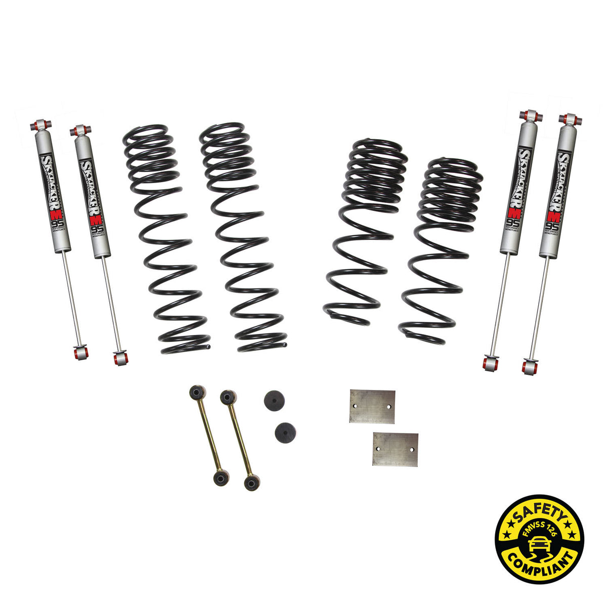 Skyjacker 2018 Jeep Wrangler JL 4 Door 4WD (Rubicon) Long Travel 2 Stage 1in-1.5in Coil System - JL15RBPMLT