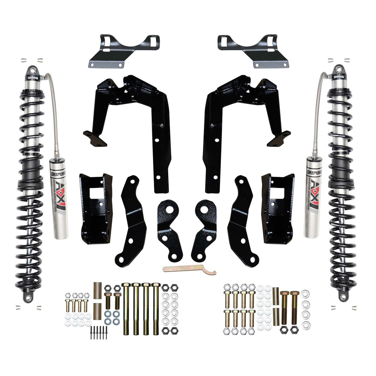 Skyjacker 21-24 Jeep Wrangler JL 3.5-6 In. ADX 2.0 Adventure Series Remote Reservoir Front Coilover - JL36EFBO