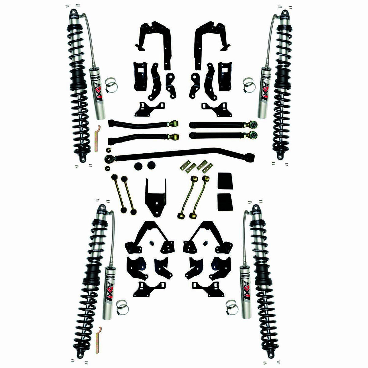 Skyjacker Jeep Wrangler JL Diesel 3.5-6 inch LeDuc Series Coil-Over Kit - JL36SLSKD-SX