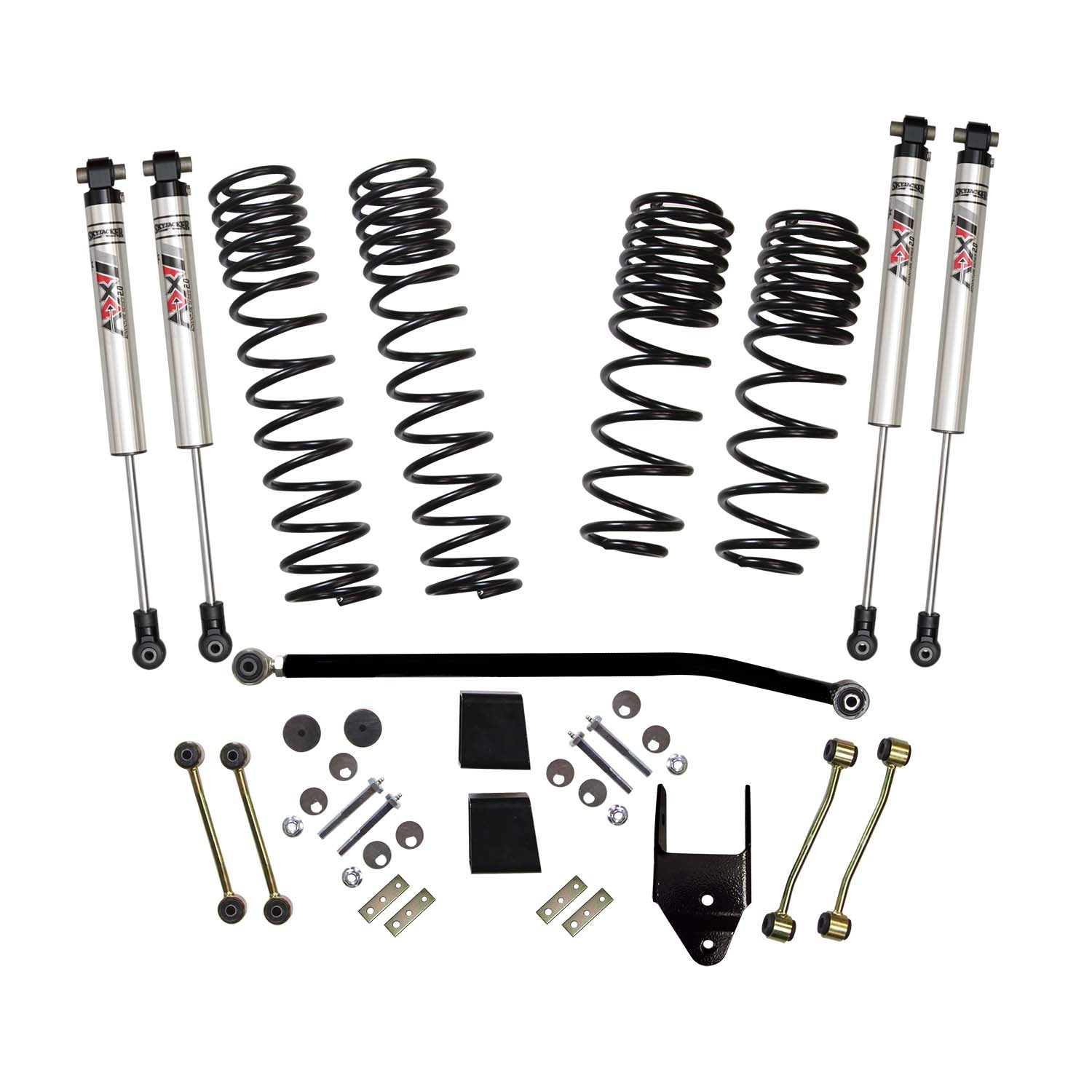 Skyjacker 18-23 Jeep Wrangler Jl Unlimited 4 In. Susp. Lift Kit w ADX M2.0 Aluminum Monotube Shocks - JL40BKXMLTD