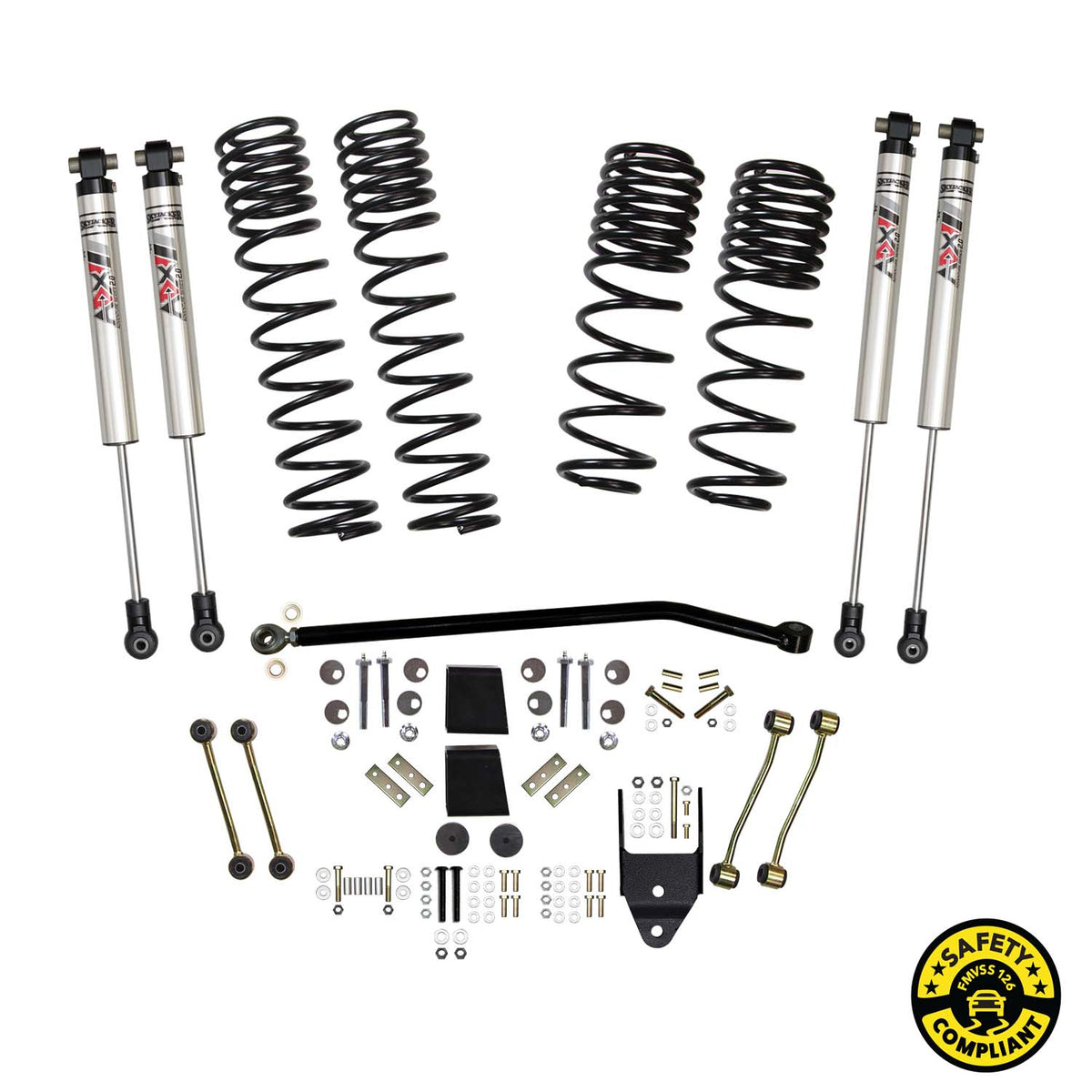 Skyjacker 18-23 Jeep Wrangler Jl Unlimited 4 In Susp Lift Kit With ADX M2.0 Aluminum Monotube Shocks - JL40RBKXMLTD