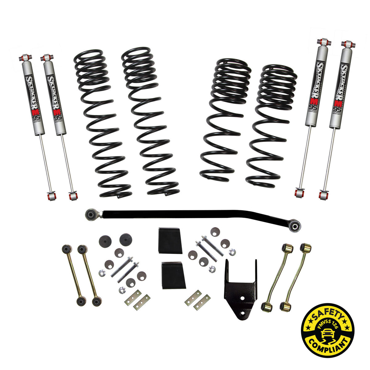 Skyjacker 2018 Jeep Wrangler JL 4 Door 4WD (Rubicon) Long Travel 2 Stage 3.5in-4in Coil System - JL40RBPMLT