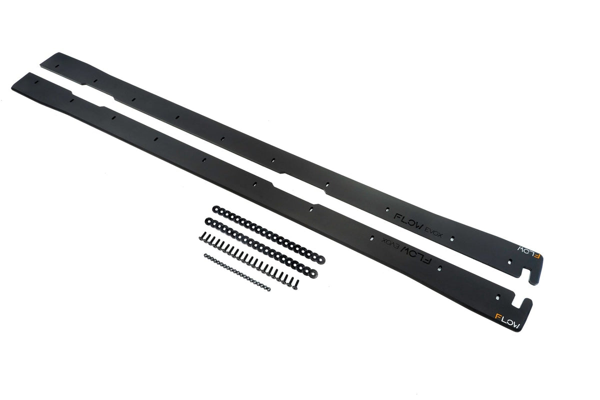 Flow Designs - Lancer Evolution X Side Skirt Extension Splitters (Pair)