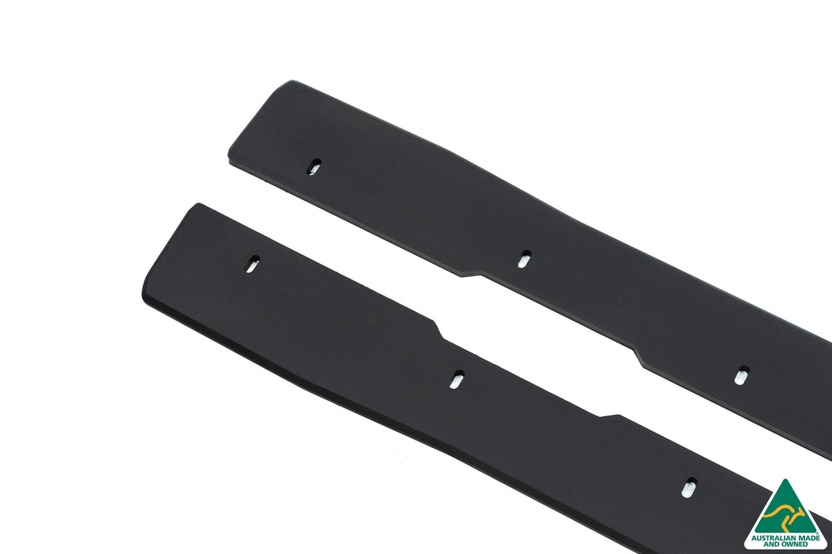 Flow Designs - Lancer Evolution X Side Skirt Extension Splitters (Pair)
