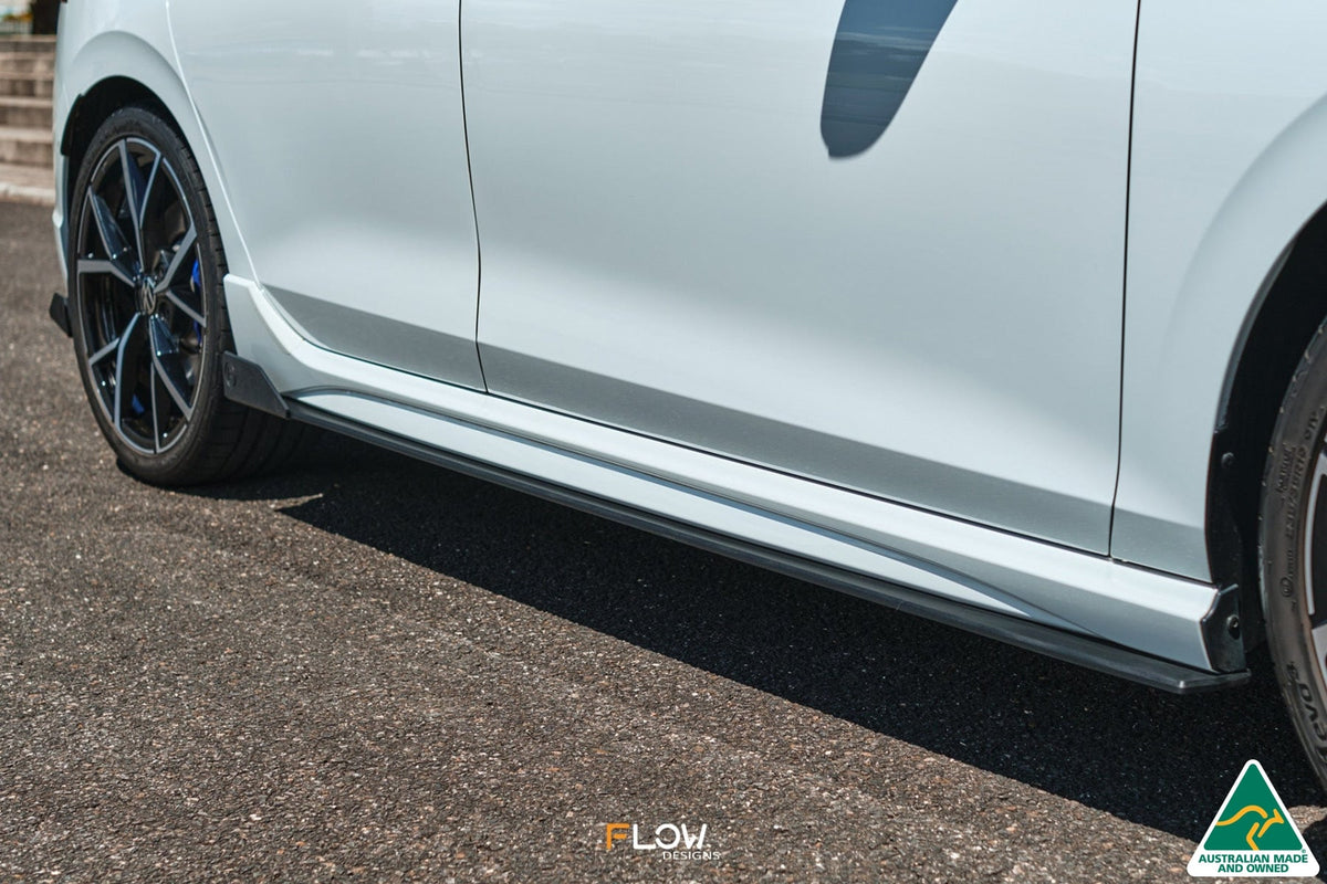 Flow Designs - MK8 Golf R Side Skirt Splitter Winglets (Pair)
