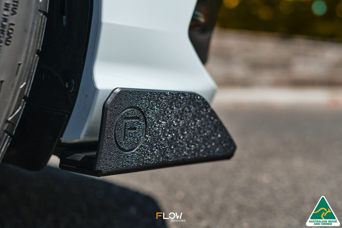 Flow Designs - MK8 Golf R Front Lip Splitter Winglets (Pair)