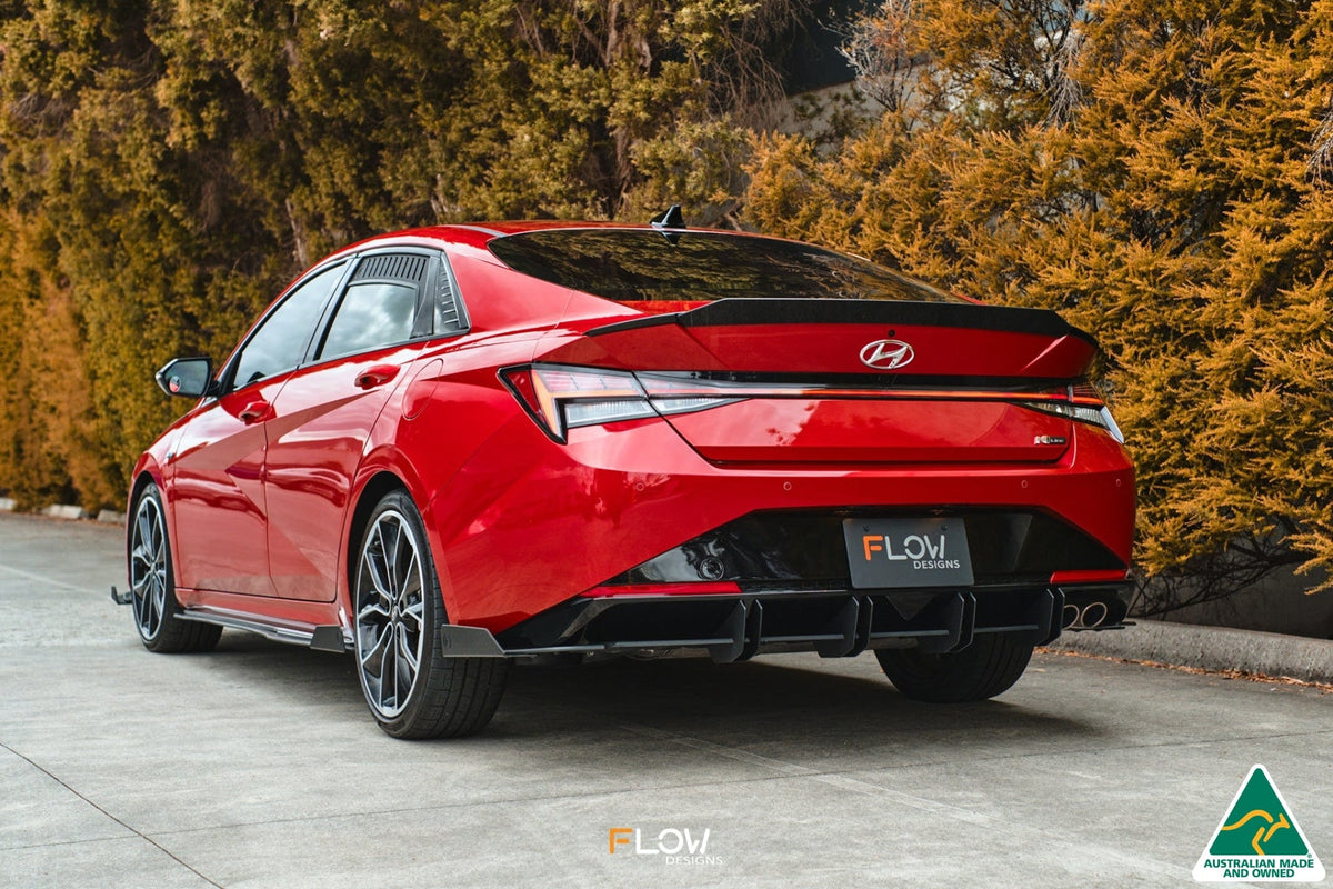 Flow Designs - CN7 Elantra N Line Sedan 2020 Rear Spat Winglets (Pair)
