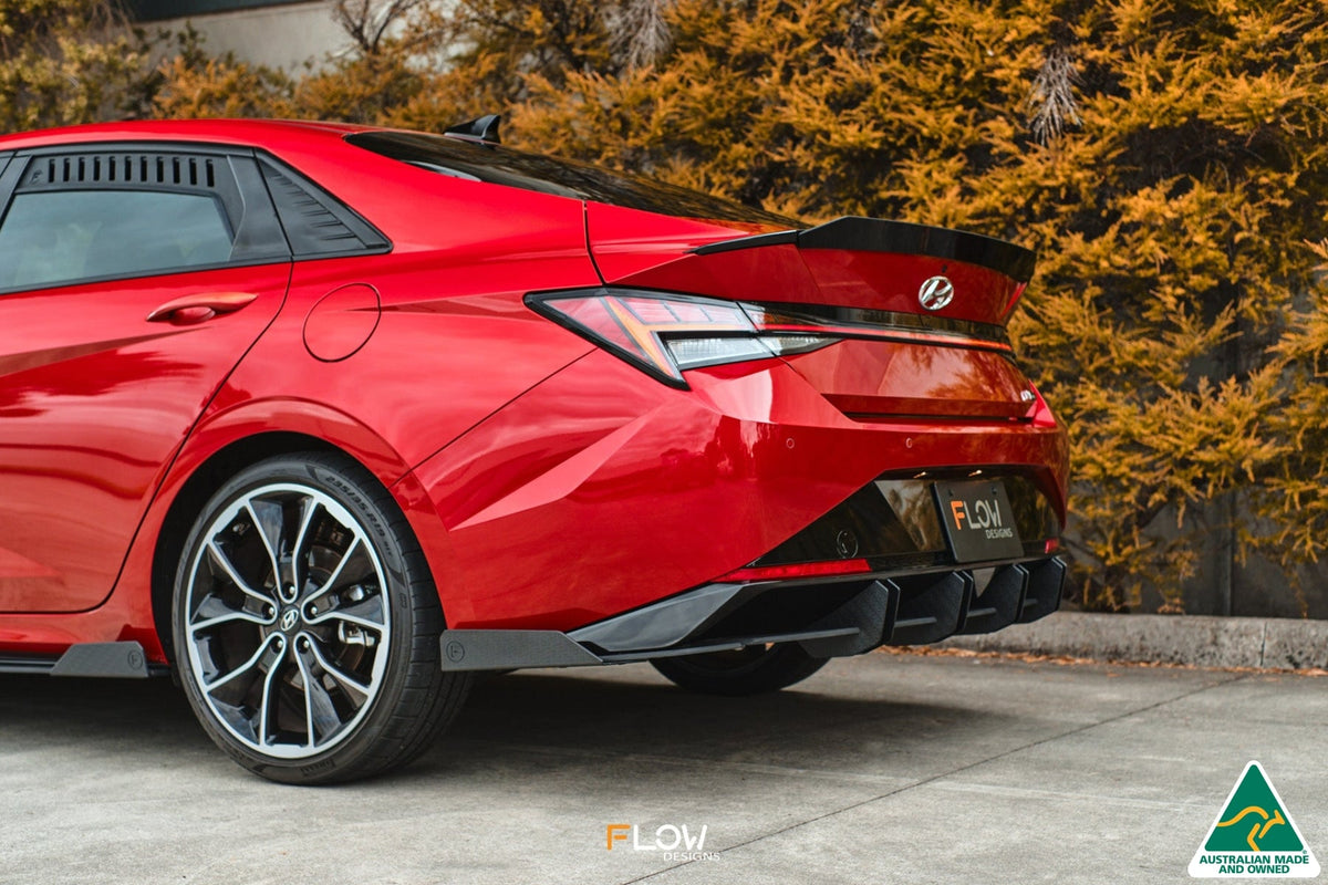 Flow Designs - CN7 Elantra N Line Sedan 2020 Rear Spat Winglets (Pair)