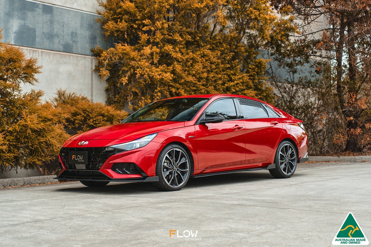 Flow Designs - CN7 Elantra N Line Sedan 2020 Side Skirt Splitters (Pair)