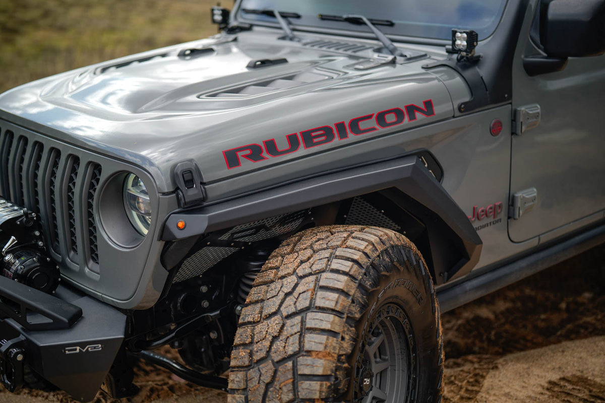 DV8 Offroad - 2020-2026 Jeep Gladiator JT Armor Fender Flares - FDGL-09