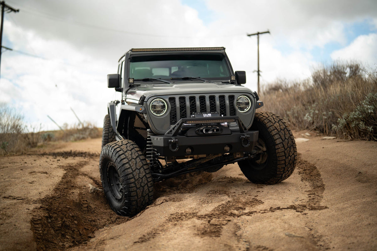 DV8 Offroad - 2020-2026 Jeep Gladiator JT Armor Fender Flares - FDGL-09