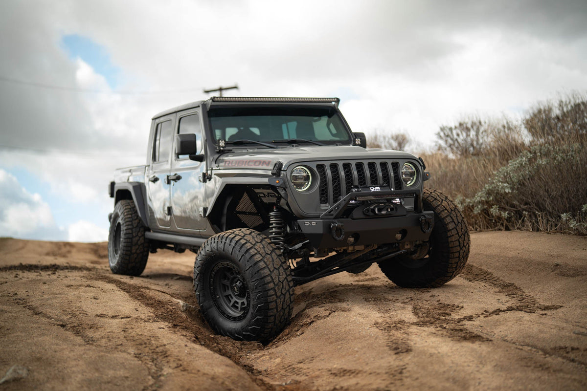 DV8 Offroad - 2020-2026 Jeep Gladiator JT Armor Fender Flares - FDGL-09