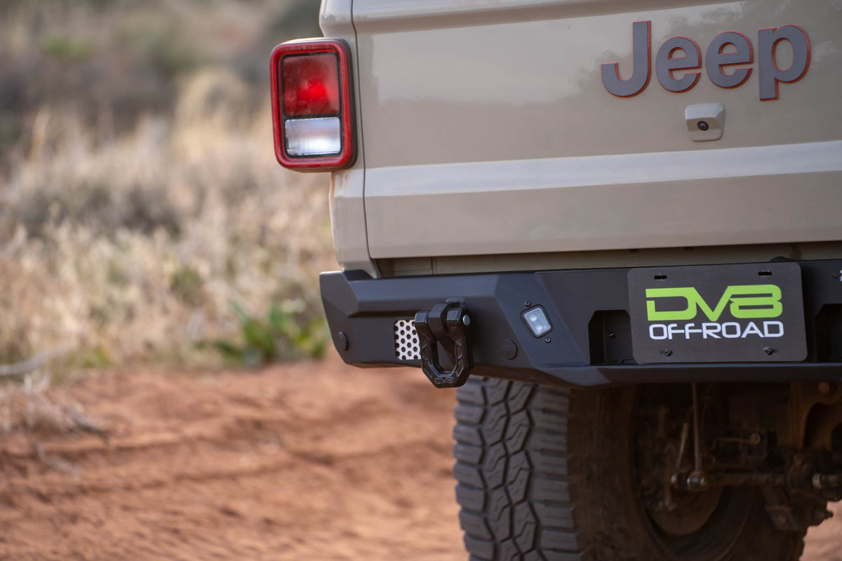DV8 Offroad - 2020-2026 Jeep Gladiator JT | MTO Series Rear Bumper - RBGL-12