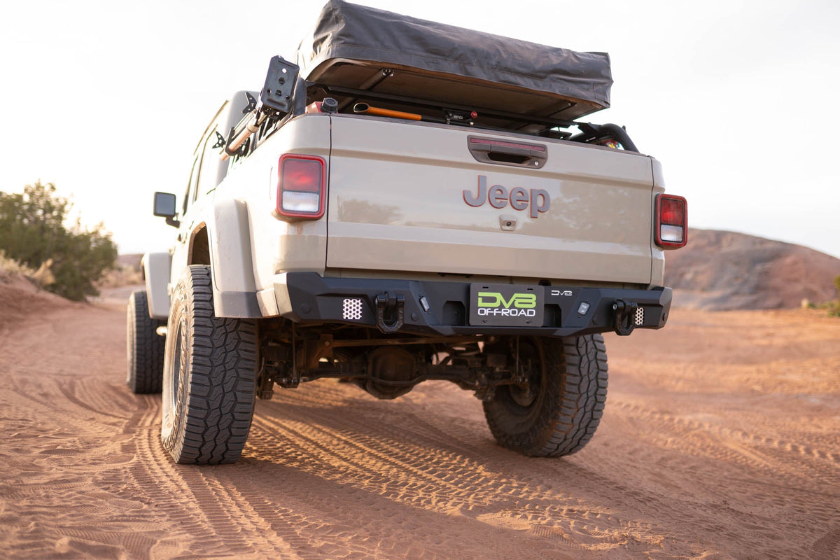 DV8 Offroad - 2020-2026 Jeep Gladiator JT | MTO Series Rear Bumper - RBGL-12