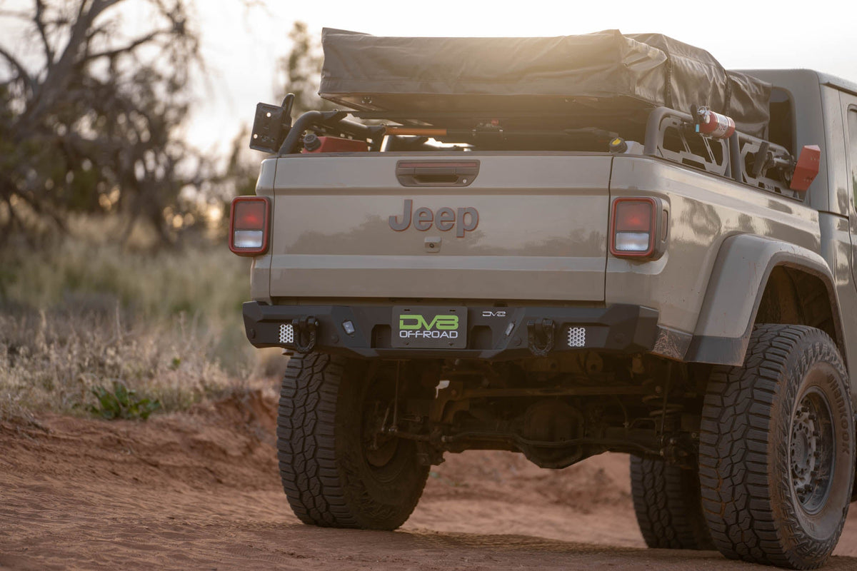DV8 Offroad - 2020-2026 Jeep Gladiator JT | MTO Series Rear Bumper - RBGL-12