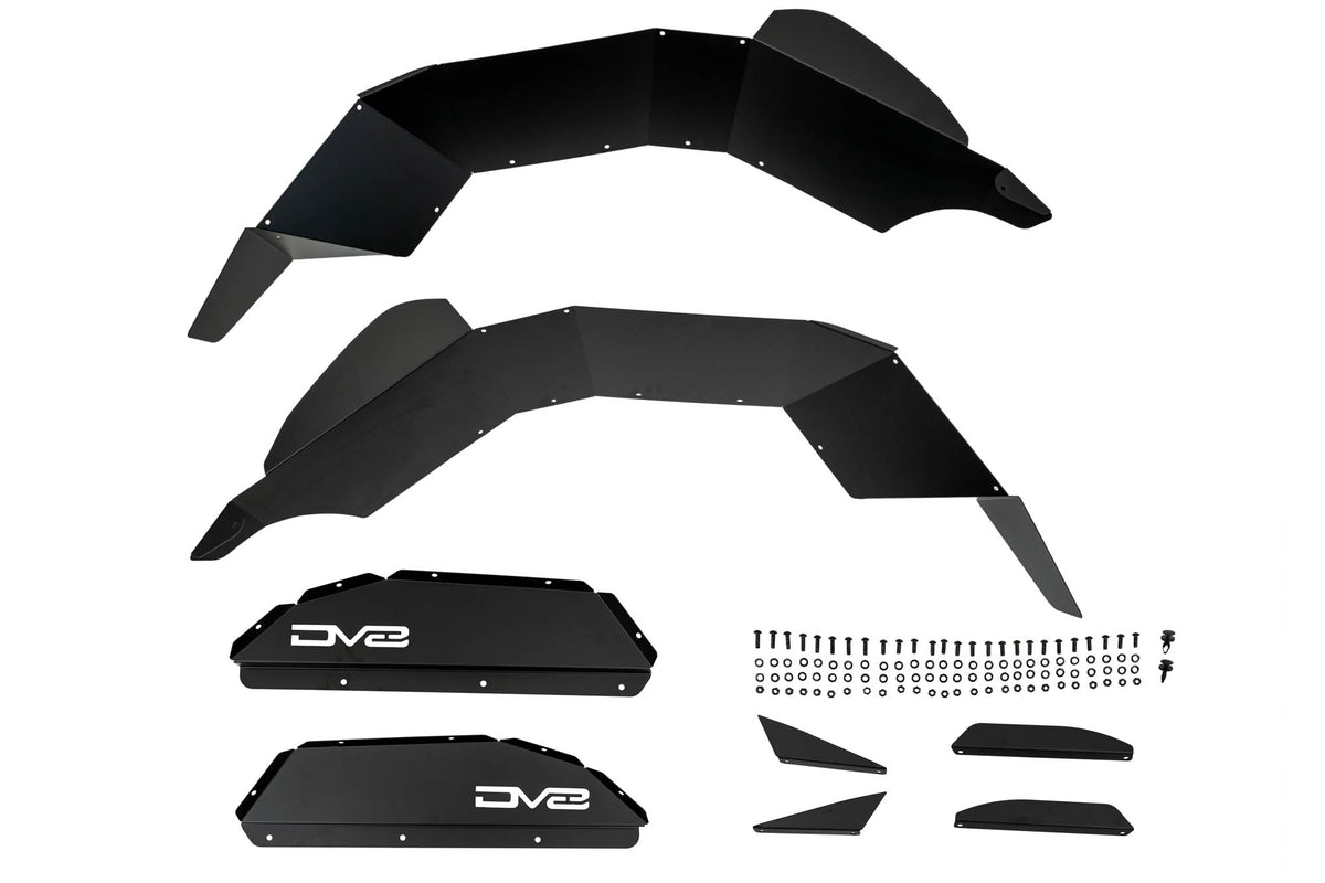 DV8 Offroad - 2020-2026 Jeep Gladiator JT | Rear Inner Fenders - INFEND-07RB