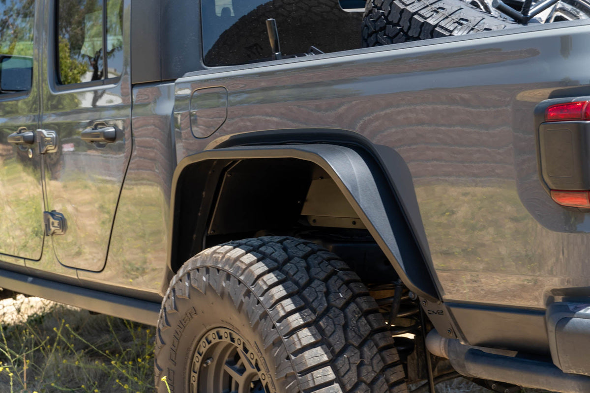 DV8 Offroad - 2020-2026 Jeep Gladiator JT | Rear Inner Fenders - INFEND-07RB