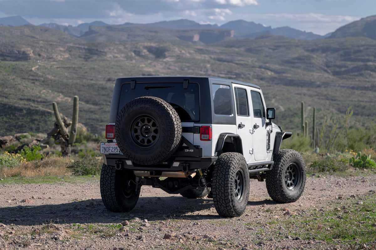 DV8 Offroad - 2007-2018 Jeep Wrangler JK | MTO Series Rear Bumper - RBJK-13